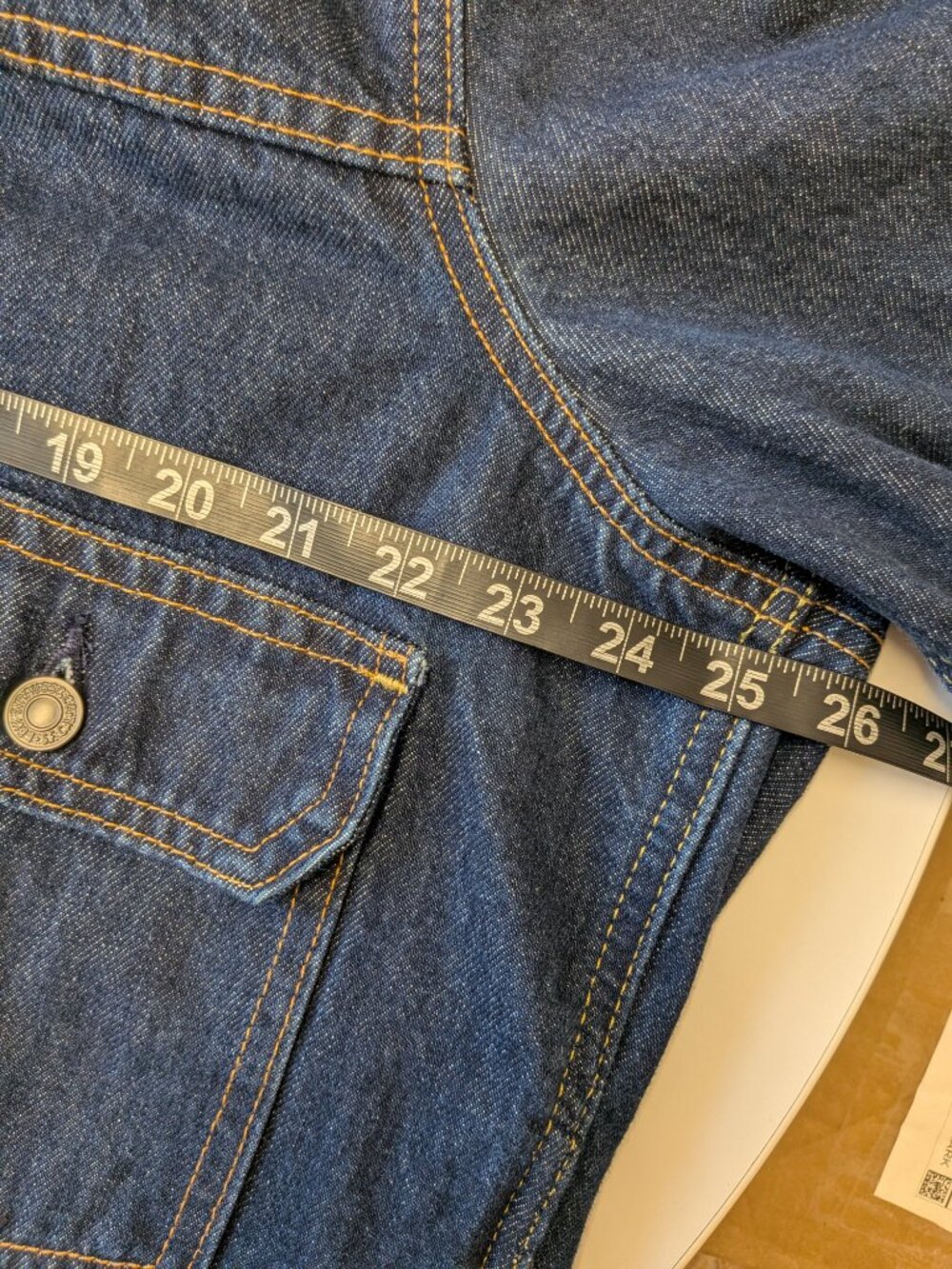 Levi's Type II Trucker Denim Jacket Relaxed Oversized Fit Blue XL - Picture 4 of 9